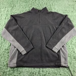 Ashford Sport Xxl Fleece Quarter Zip Pullover Gray Mens